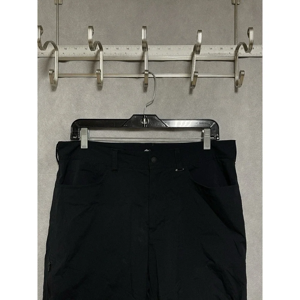 Mountain Hardwear Pants Men 34x30 Black Wildlands Cargo Softshell Ripstop OM4953